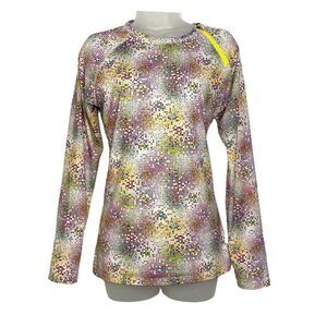 Reel Legends KEEP IT COOL Multi Color Zip Neck Long Sleeve